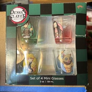 Demon slayer shot glasses